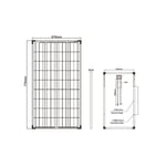 Ohm-easy - Kit panneau solaire Monocristallin 80W 12V et régulateur 10A
