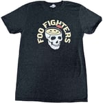 Foo Fighters Unisex T-Shirt: Skull Cocktail (Ex-Tour) (Medium)