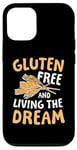 Coque pour iPhone 12/12 Pro Sans gluten et vivre le rêve d'un régime sans pain