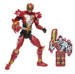 Power Rangers Dino Fury Dino Knight Red Ranger 15 Action Figure Toy With Dino Fury Key, Dino-Themed Accessory