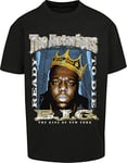 Mister Tee Men's Mt1821-biggie Crown Oversize Tee T-Shirt, Black, XXL