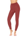 Merry Style Legging Thermique Femme Doublé Legging Femme Hiver Chaud, Legging Polaire, Pantalon Thermique, Vetement Femme Hiver, Legging Polaire Femme MS-ATX-441 (Vin, XS/S)