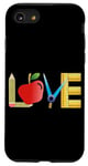 iPhone SE (2020) / 7 / 8 Love Apple Pencil Ruler Teacher School Design Case