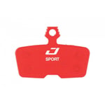 Jagwire Sport Semi-Metallic Disc Pad SRAM Code - 25 Pairs - Red - 25 Pack