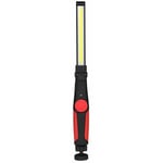 Lampe de Travail led Rechargeable avec Aimantée et usb Rechargeable, Lampe D'inspection pour Atelier de Ménage Camping en Plein Air Randonnée (Rouge)