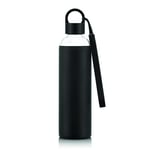 MELIOR 12075-01B Glass Travel Bottle, Coloured Silicone Sleeve, Screw Cap, 0.5 L