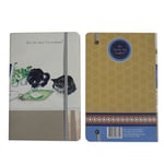 The Little Dog Laughed Sure It's A Mouse Cat Themed A5 Notebook With Elastic