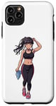 Coque pour iPhone 11 Pro Max Anime et manga Style Fille portant des vêtements de sport