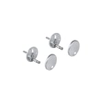 Grohe - 49529000 kit de fixation pour abattant wc et abattant en céramique chromé