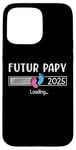 Coque pour iPhone 15 Pro Max Annonce Grossesse Papy 2025 Cadeau Futur Papy 2025 Annonce