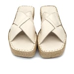 Bonateks Femme FRRBTRLK100114 Wedge Sandal, Beige, 39 EU