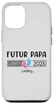 Coque pour iPhone 12/12 Pro Cadeau futur papa 2025 Annonce Grossesse 2025 Papa 2025