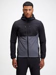 Zavetti Canada Vosso Woven Zip Hoodie - Black, Black, Size S, Men