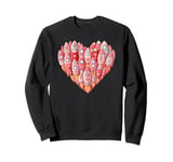 Funny Rocket Heart Valentine Rocket Womens Boys Mens Kids Sweatshirt