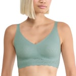 Sloggi BH ZERO Feel Bliss Bralette Ljusgrön X-Small Dam