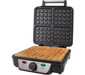 QUEST 35940 Waffle Maker - Black