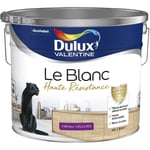 Peinture Blanche Haute Resistance Dulux Valentine Velours Blanc 10 l