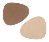 Glass Mat Curve - Nupo Sand/Cloud Brown