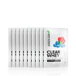 10 x Body Science Clear Whey - Portionspose - 25g - Blueberry Hibiscus