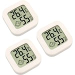 3-delad digital inomhus termometer hygrometer fuktighet temperatur LCD-display Bluetooth-sensor trådlös termometer för hem, kontor, digital