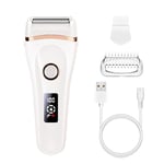 Groin Body Body Hair Trimmer USB Rechargeable Lady Shaver  Women Men