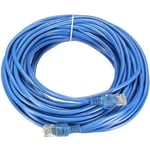 TEMPSA Câble Ethernet RJ45 20M Bleu