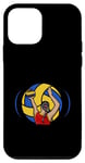 Coque pour iPhone 12 mini Volley de plage, je sais que je joue comme une fille, essaie de suivre
