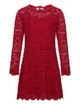 Lace Dress Red Rosemunde Kids