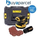 Dewalt DCW210N Cordless Brushless 18v XR Orbital Sander 125mm + Tstak +10 Sheets