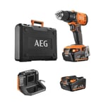 Perceuse visseuse a percussion - AEG - 18 V 60 Nm - Mandrin 13 mm - 25000 cps/min - 2 batteries 18 V 4,0 Ah + Chargeur -