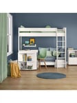 Stompa Uno S Plus High-Sleeper Bed with Pull-Out Desk and Chair Bed