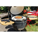 Barbecue charbon de bois kamado en céramique D61 cm KAMAGIC24 - Noir  