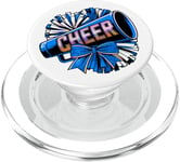 Mégaphone Bleu et Pompons de l'Équipe de Cheerleading PopSockets PopGrip pour MagSafe