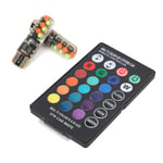 2PCS Indicator Bulb Colorful Remote Controll Light & Blasting Flash RGB For