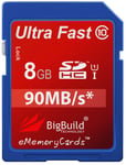 8GB Memory card for Panasonic Lumix DMC-TZ70 Camera | Class 10 SD SDHC New