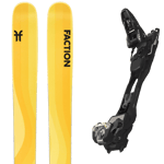 FACTION Pack ski de randonnée Faction Dancer 4 Yellow 25 + Fixations Homme Jaune taille 185 2025