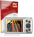 atFoliX 3x Film Protection d'écran pour Canon Digital IXUS 185 mat&antichoc