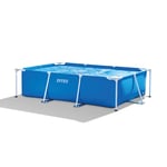 Intex Piscine Metal Frame Junior rectangulaire Tubulaire (l) 2,60 x (l) 1,60 x (h) 0,65m