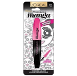 L'OREAL VOLUMINOUS MISS MANGA MEGA VOLUME MASCARA BLACK # 373 NEW SEALED ON CARD