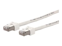 Metz Connect Ultraflex500 - Koblingskabel - Rj-45 (Hann) Til Rj-45 (Hann) - 10 M - 6 Mm - S/Ftp - Cat 6 - Med Støvel, Up To 10 Gbps Data Transfer Rate - Hvit