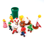 Nintendo 3" Super Mario Bros 12pcs Figure Set Toy Doll Model Luigi Yoshi Peach