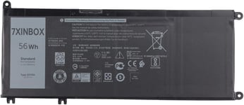 15,2V 56Wh 3500mAh 33YDH PVHT1 Batterie pour Dell Inspiron 15 7577 17 7000 7773 7778 7779 Latitude 13 3380 14 3490 15 3580 3590 G3 15 3579 17 3779 G5 15 5587 G7 15 7588 Vostro 7570 7580