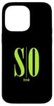 Coque pour iPhone 14 Pro Max Vert SO Fresh Green Graphic