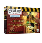 Cranio Creations- Escape Room Puzzle Il Segreto Della Scienzata Police Jeu dans Une boîte, CC274, Rouge