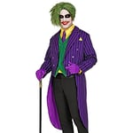 WIDMANN W WIDMANN-48223 Widmann 48223 – Costume de Clown Evil Frack, Joker, méchant, Horreur, fête à thème, Halloween, 10206364, Multicolore, L
