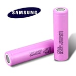 Pile 18650 Rechargeable 2600mAh 3.7V Li-ion Tête Plate Samsung