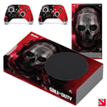 COD GHOST XBOX SERIES S Skin Decal Vinyl Sticker Wrap