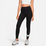 Nike W Clsc Gx Hr Tght Swsh Leggingsit BLACK/SAIL