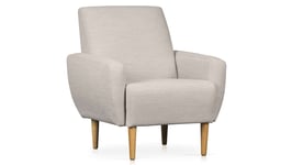 Fauteuil en tissu DAKOTA coloris beige