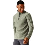 Regatta Mens Thompson Half Zip Fleece Pullover Jacket - Durable Outdoor Sports, Hiking, Cycling,Travelling, Golf, Quick Dry Extra Warm Lightweight Trekking Fleece Jacket Green